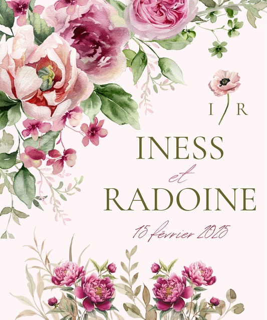 Thème Mariage -  Fleurs