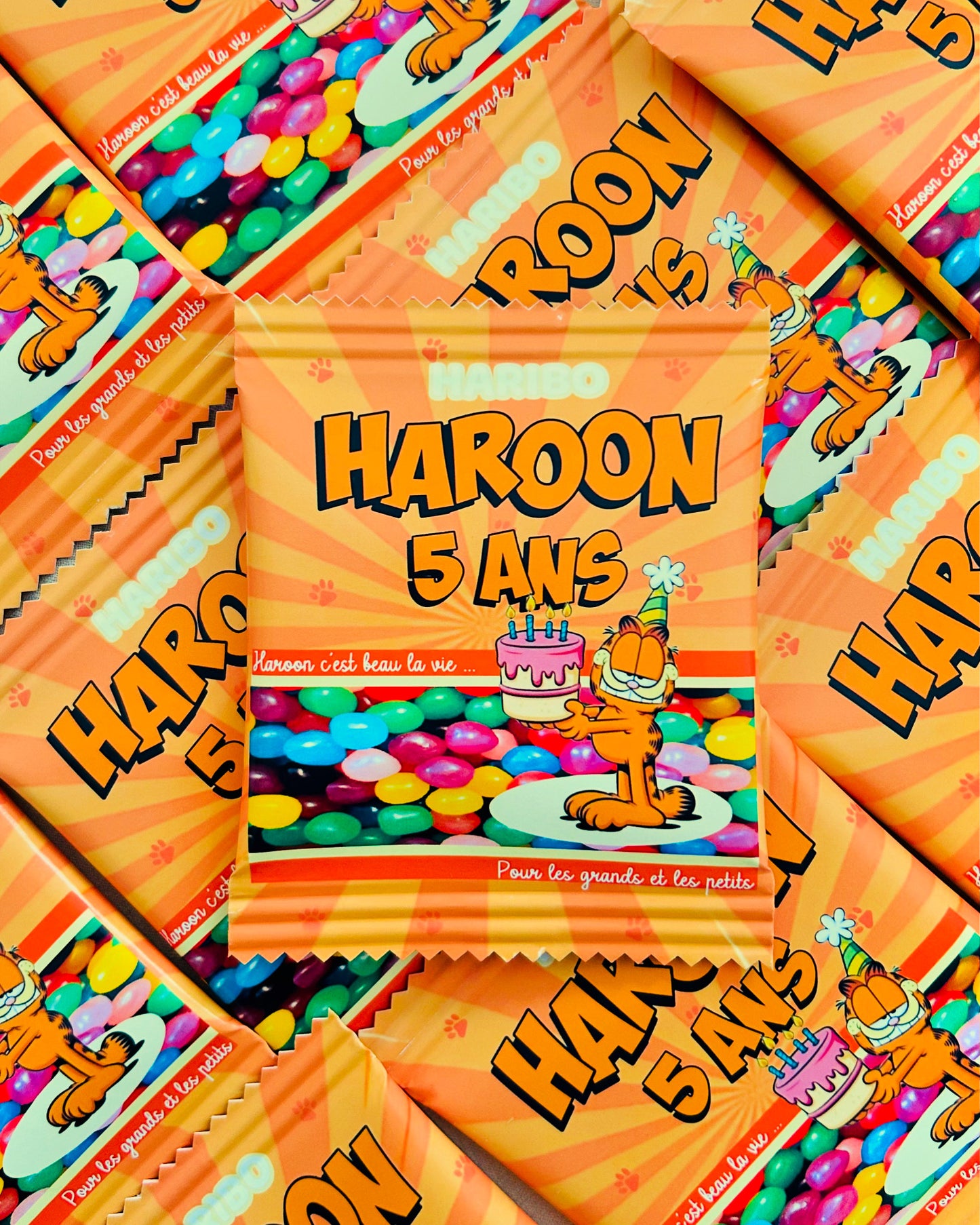 Sachet de bonbons HARIBO Personnalisé