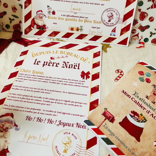Diplôme et Lettre du Père Noël