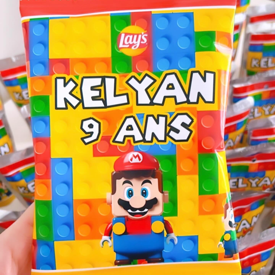 décoration personnalisée sur le thème  Mario