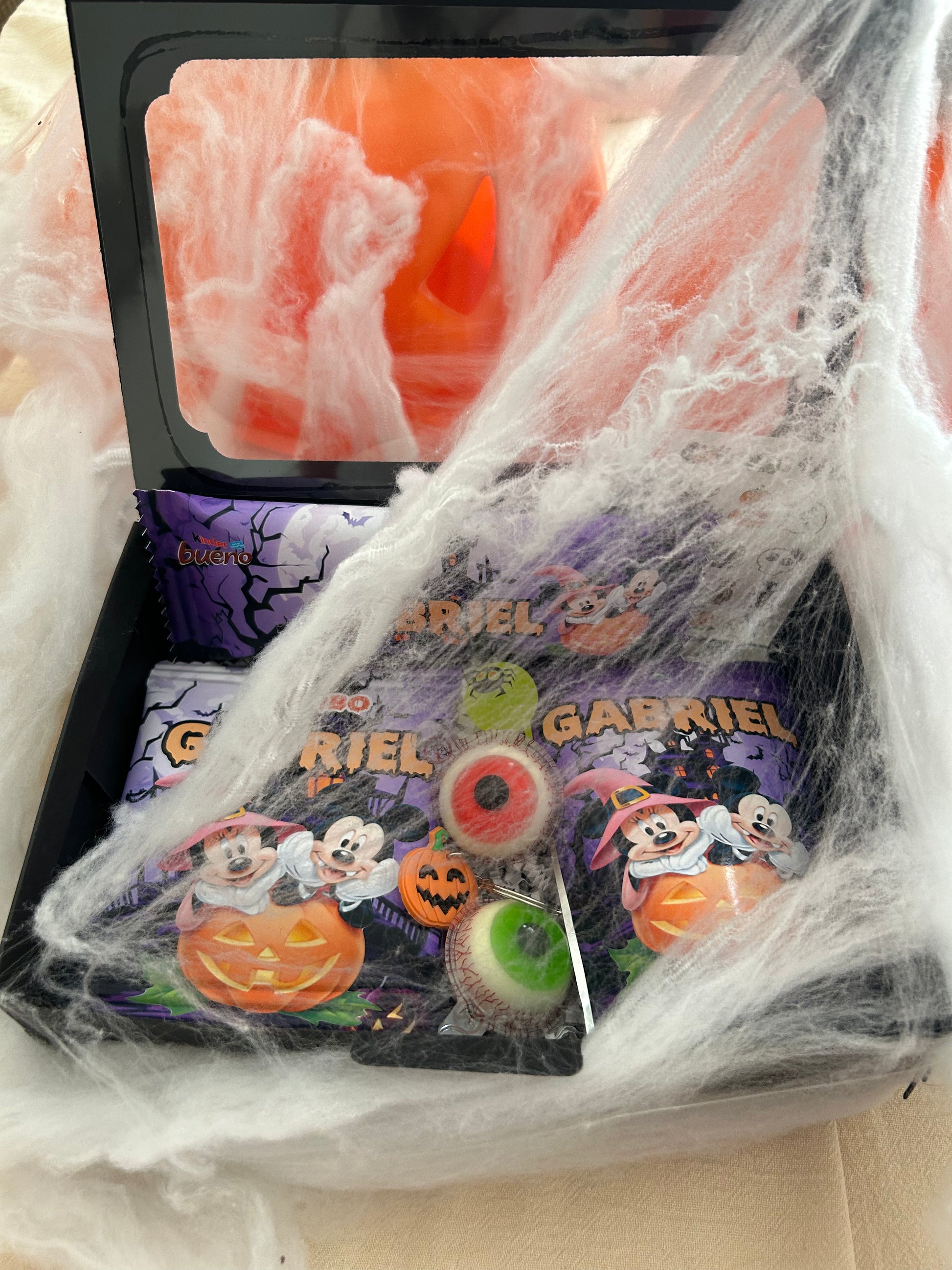 coffret Halloween confiserie personnalisée mickey halloween