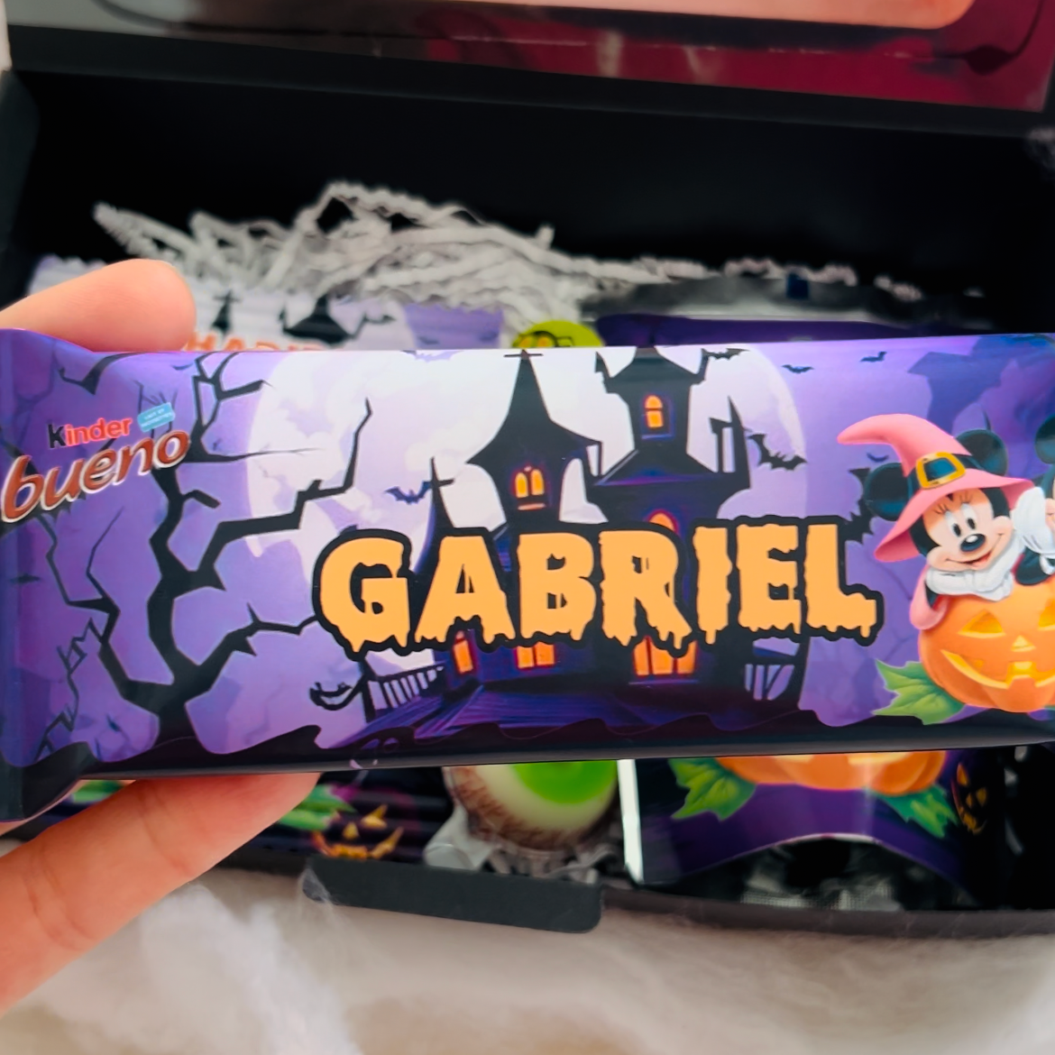 coffret Halloween confiserie personnalisée mickey halloween