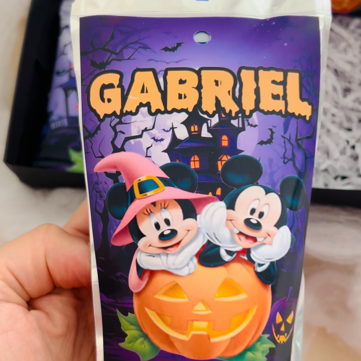coffret Halloween confiserie personnalisée mickey halloween