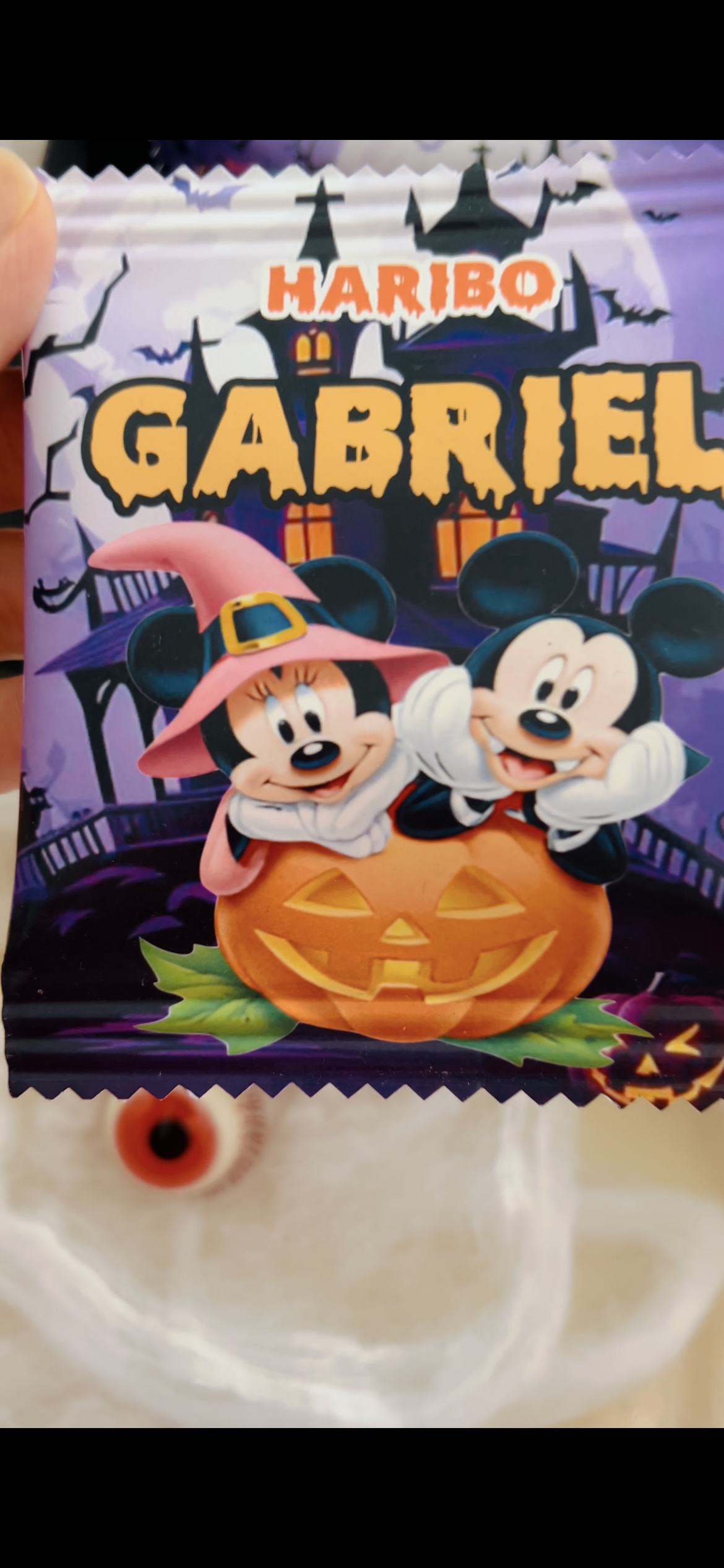coffret Halloween confiserie personnalisée mickey halloween