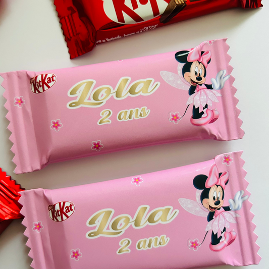 KitKat Mini Personnalisé x2