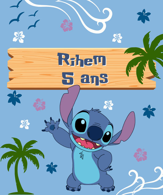 Thème Stitch Bleu & Violet